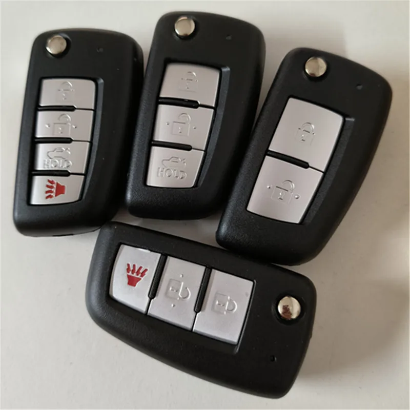 

Flip remote key shell case 2/3/4button for Nissan Qashqai Juke X-Trail T32 Micra Sunny NV200 J11 Pulsar C13 NSN14