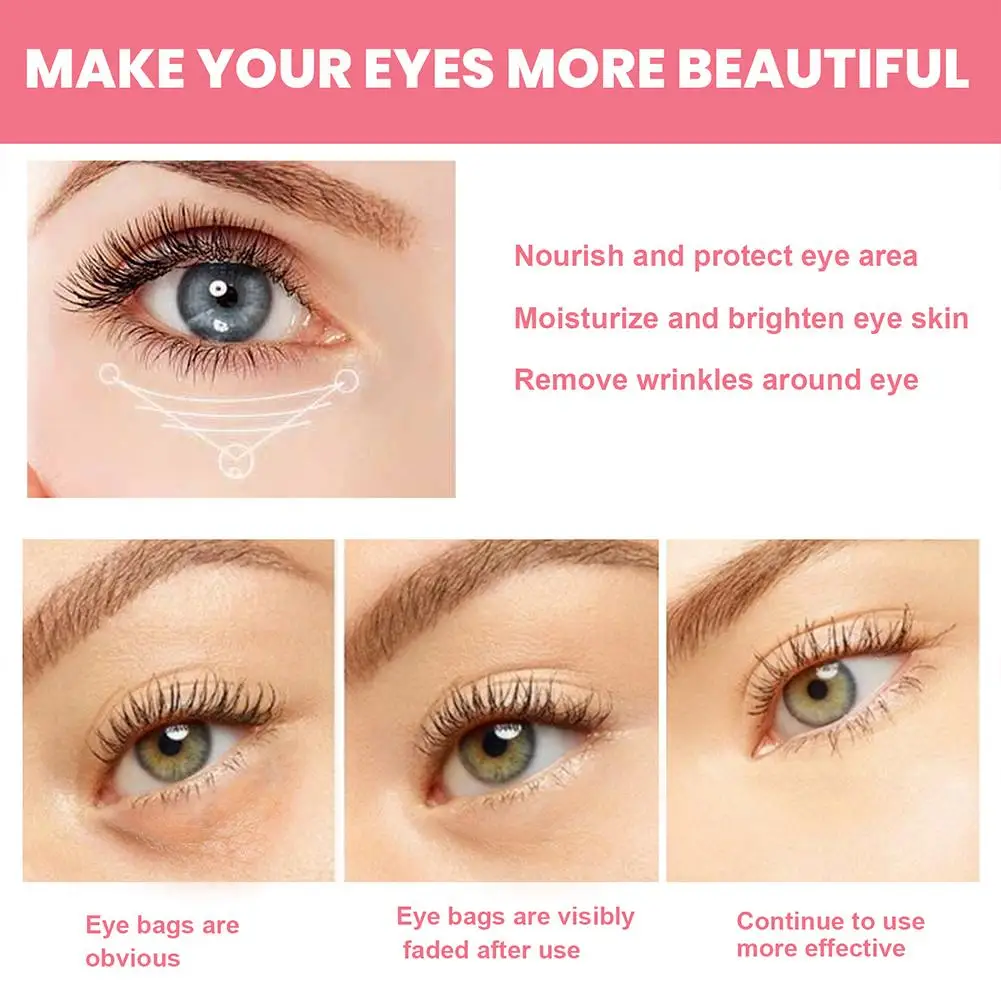 Anti-Wrinkle Eye Cream Stick Wrinkle Dark Circles Removing Fading Fine Lines Moisturizing Whitening Remove Eye Bag Stick