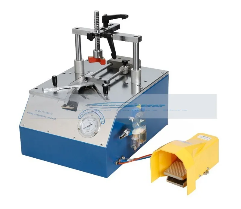 110MM Bench-Top Type Picture Frame Underpinner 0.6-0.8 MPa Working Pressure Desktop Pneumatic Nail Angle Machine