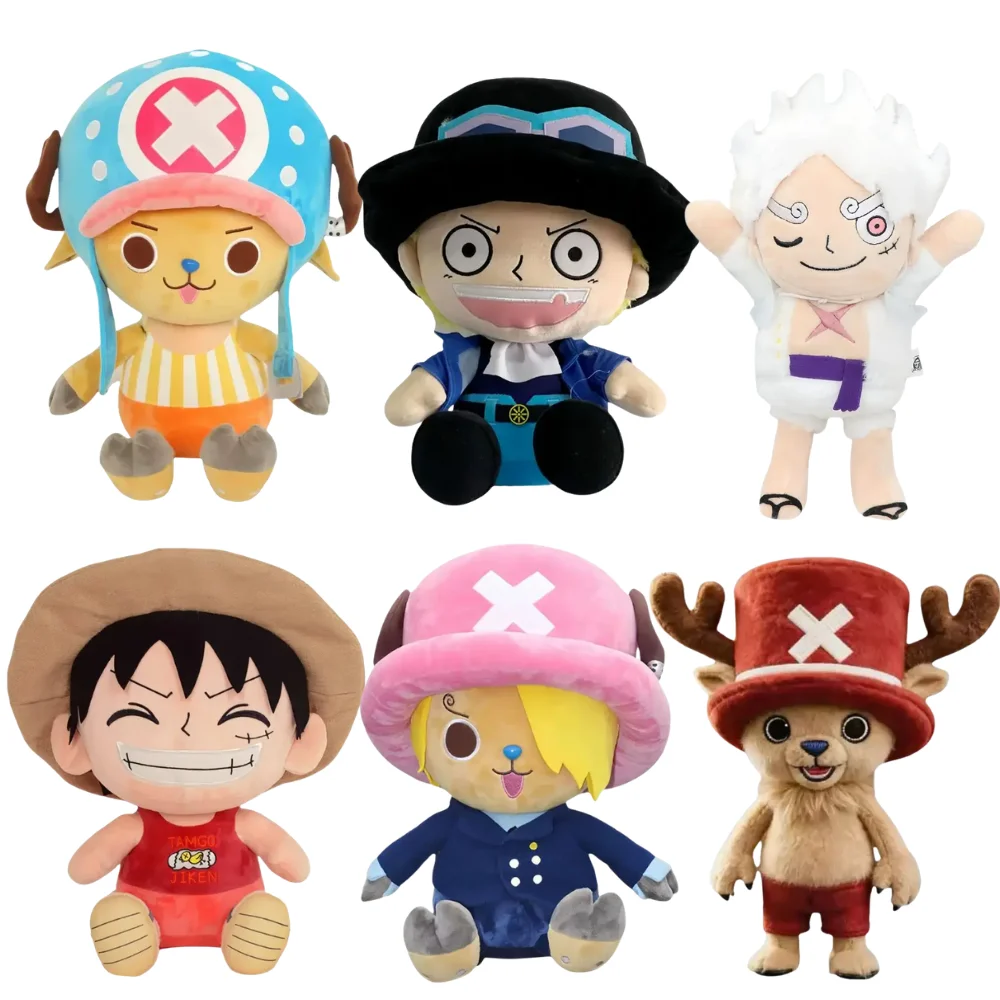 

Популярные плюшевые игрушки One Piece: Мягкие куклы Монки Д. Луффи, Эйс, Лоу, Тони Тони Чоппер, Санджи, Сабо, Багги. Подарки на день рождения.