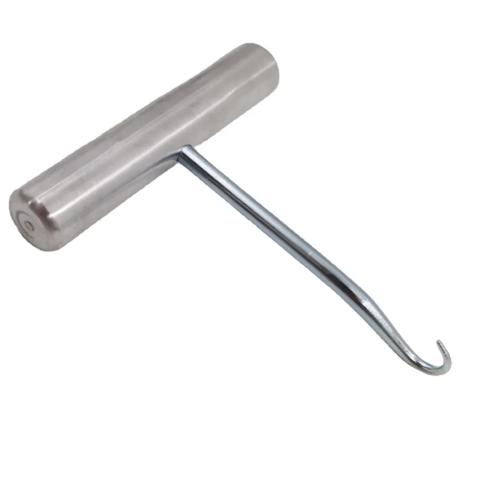 Stainless Steel Racket String Puller Stringing Machine Stringing Tool Tennis Stringing Hook Badminton Training