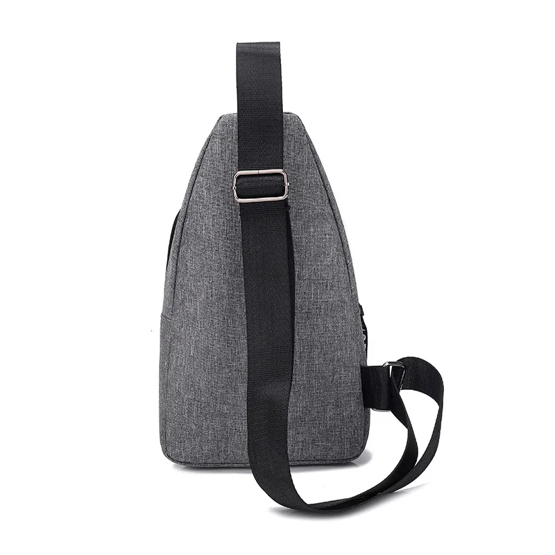 2023 New Multifunctional Chest Bag Men\'s Trend Oxford Cloth Shoulder Bag Korean Style Casual Waterproof Messenger Cross Bag