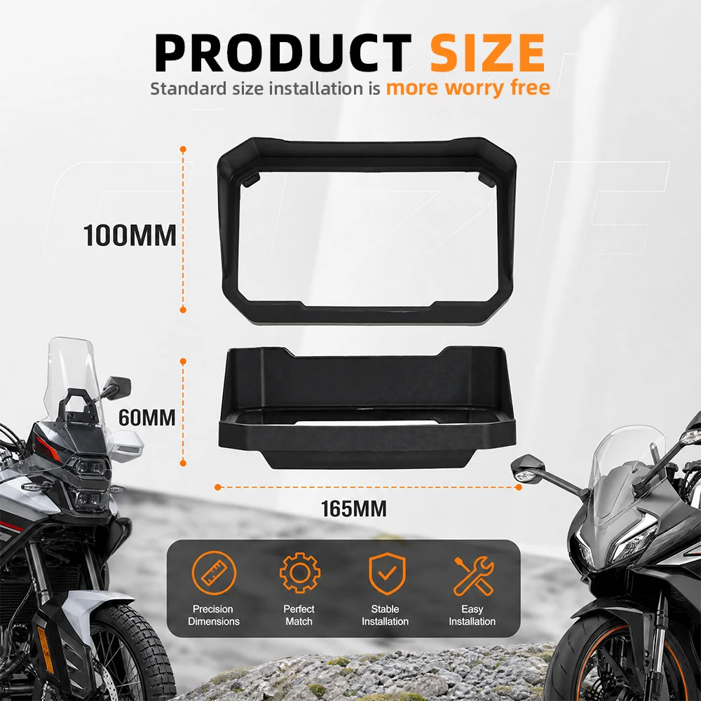 For CFMOTO 450MT IBEX 450 450SR NK150SC 700MT 675SR 250NK Instrument Hat Sun Visor Meter Cover Guard Protector Motorcycles Parts