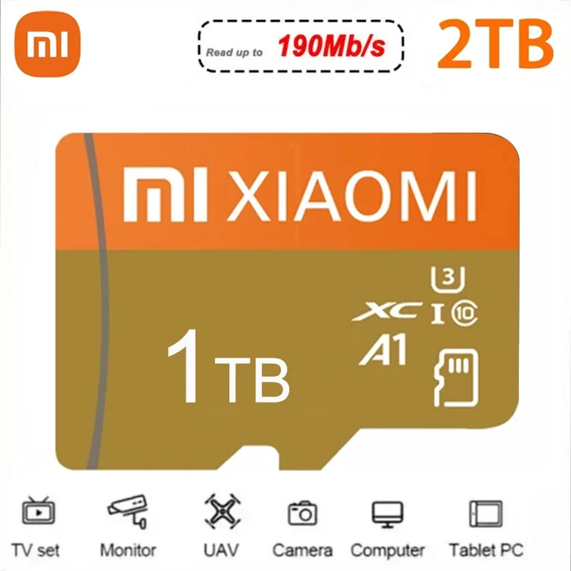 Xiaomi-Carte mémoire Micro SD, haute vitesse, 128 Go, 256 Go, 32 Go, 64 Go, U3, A2, TF, Flash, téléphone, appareil photo, table, PC