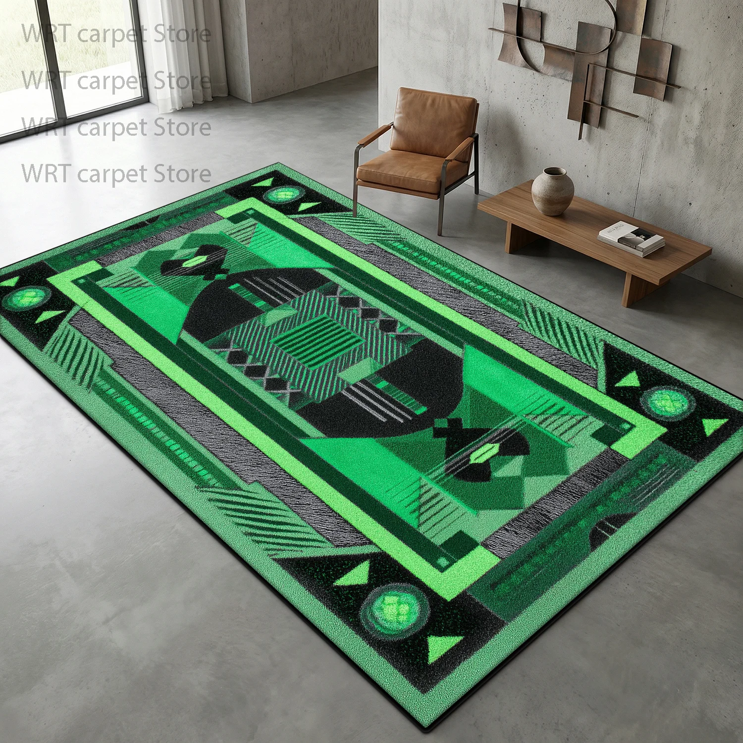 Cyberpunk Neongrüner Geometris – Outdoor Lighting Garage Bewertung und Preis