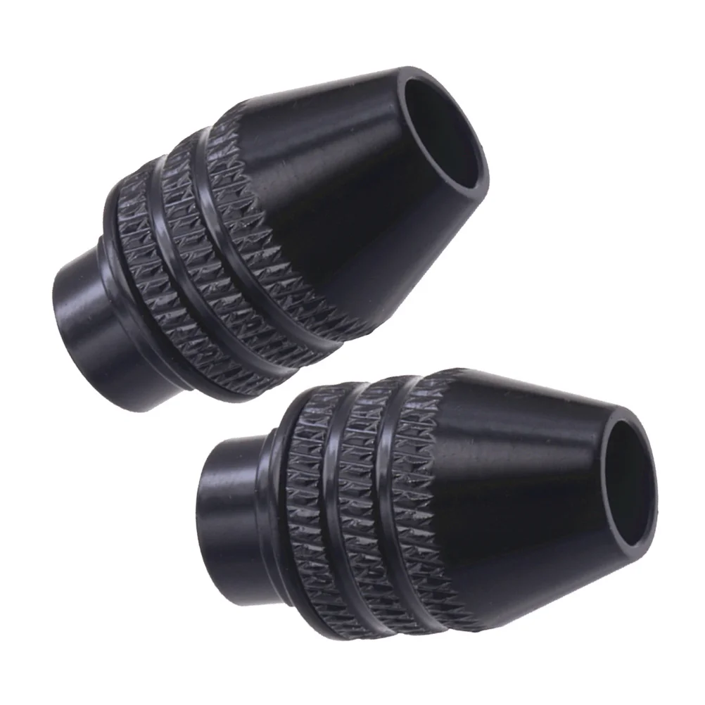 8x0.75 العالمي ثلاثة الفك مثقاب ظرفي بدون مفتاح العملي خفيفة الوزن سبائك الألومنيوم الأسود قفل المشبك دعم موثوق #5