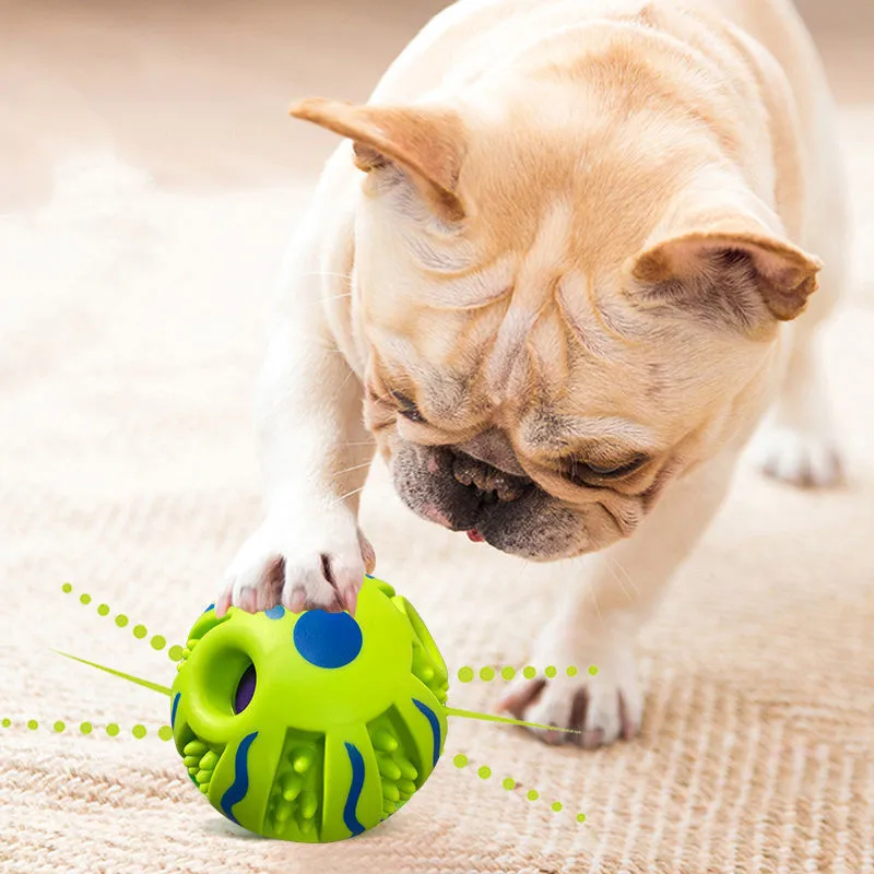 Pet Toy Sound Ball Dog Toy Strange Barking Dog Ball Trick Sound Ball Chewing Pet Ball Rolling Grinding Teeth To Relieve Boredom