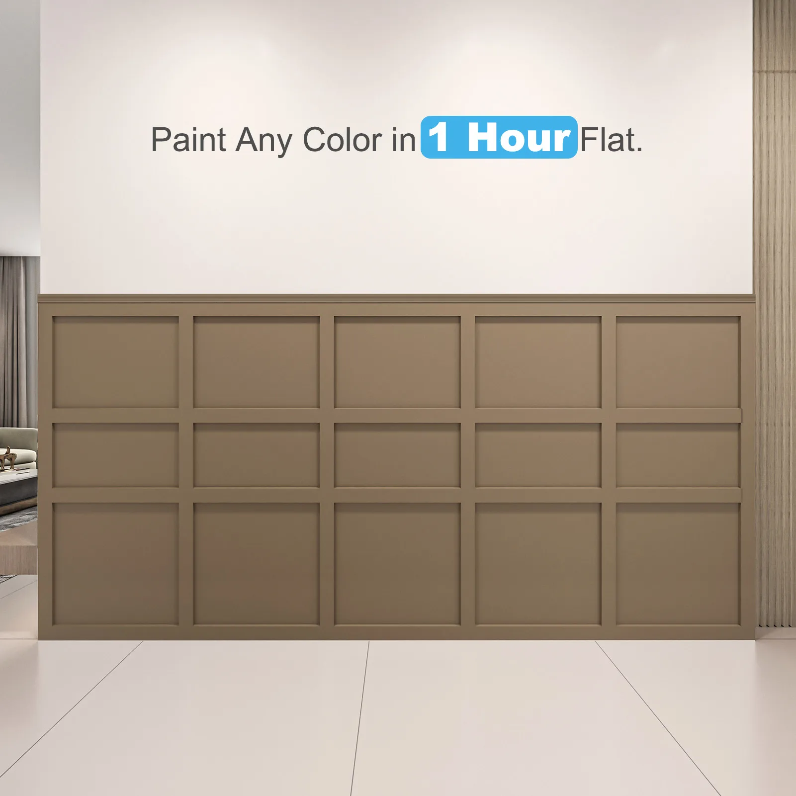 أغطية لوحة Art3d المقطوعة مسبقًا ومجموعة لوحة Wainscoting بطول 10 أقدام. شريحة قولبة قابلة للطلاء مع شريط حافة، لغرفة المعيشة #4