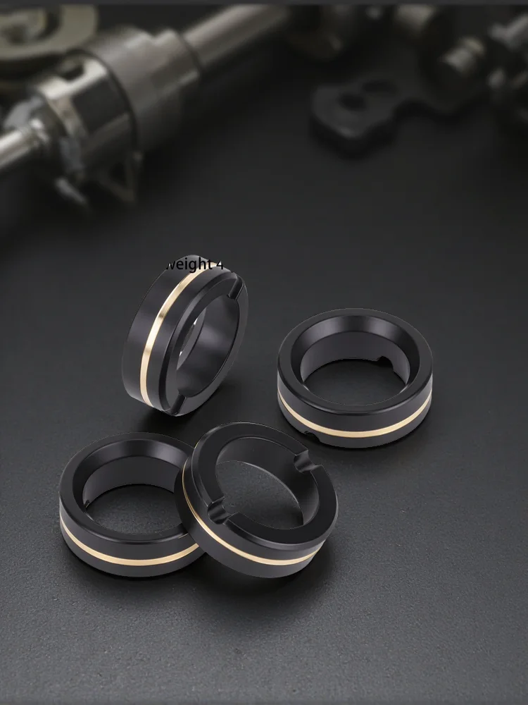 1/30 RC's new Wrangler pure brass rear axle wheel hub counterweight 4-piece set, all modified