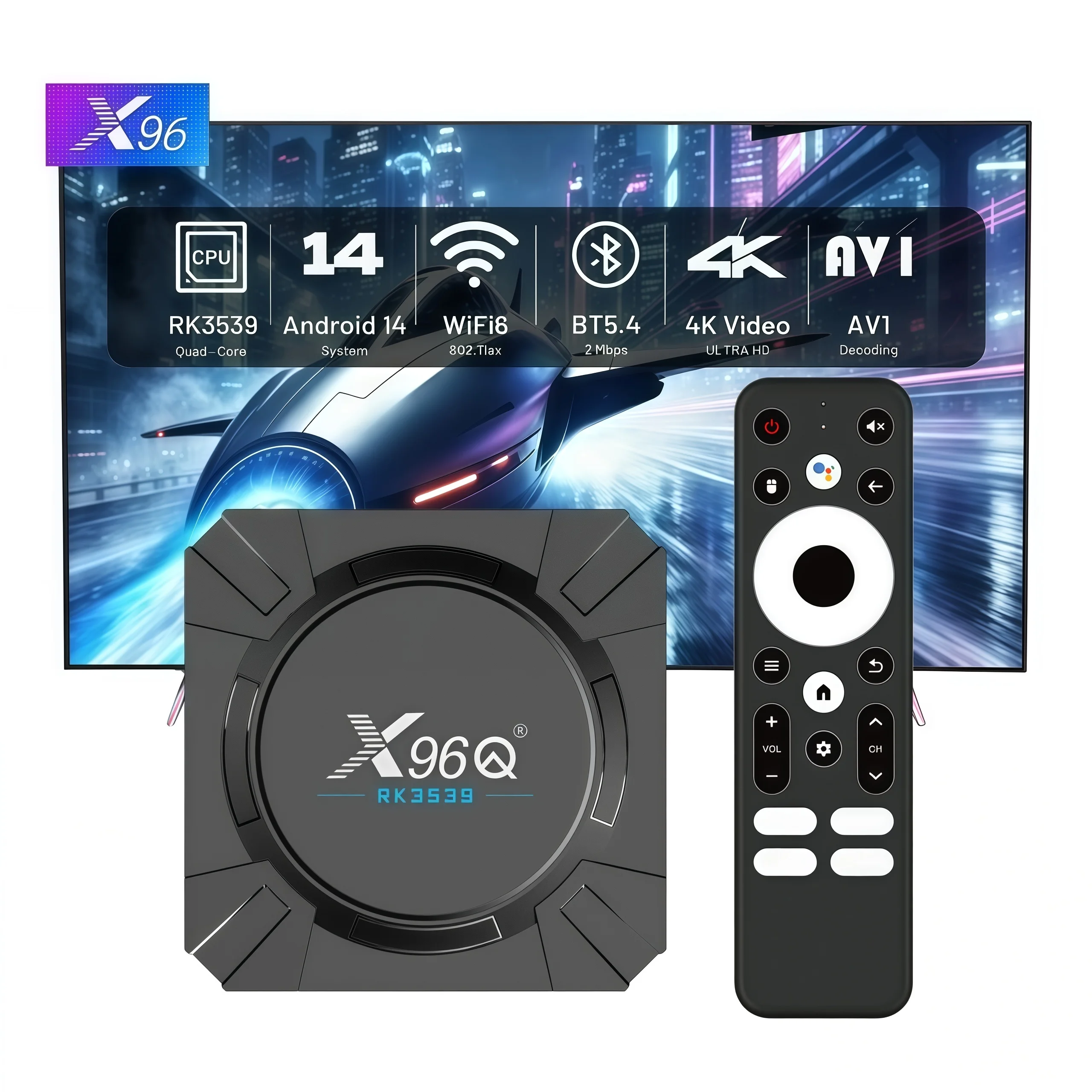 TV Box Android X96Q RK3539 16GB