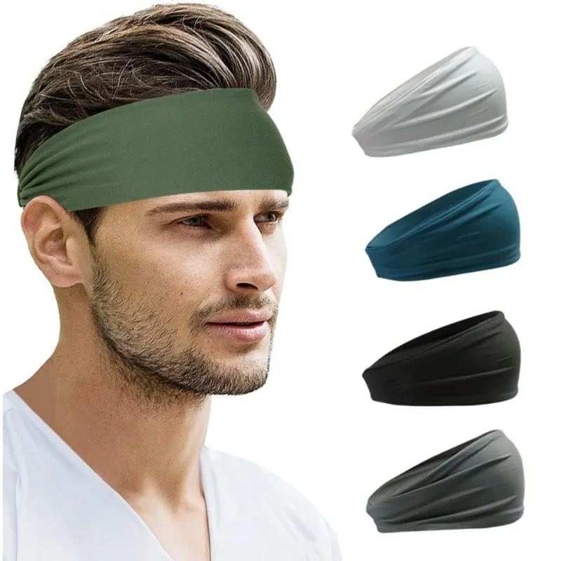 Ultra-Thin Sports Sweatband Breathable Absorbent Headband Sweat Hair Head Band Soft Smooth Outdoor Sport Yoga Headband