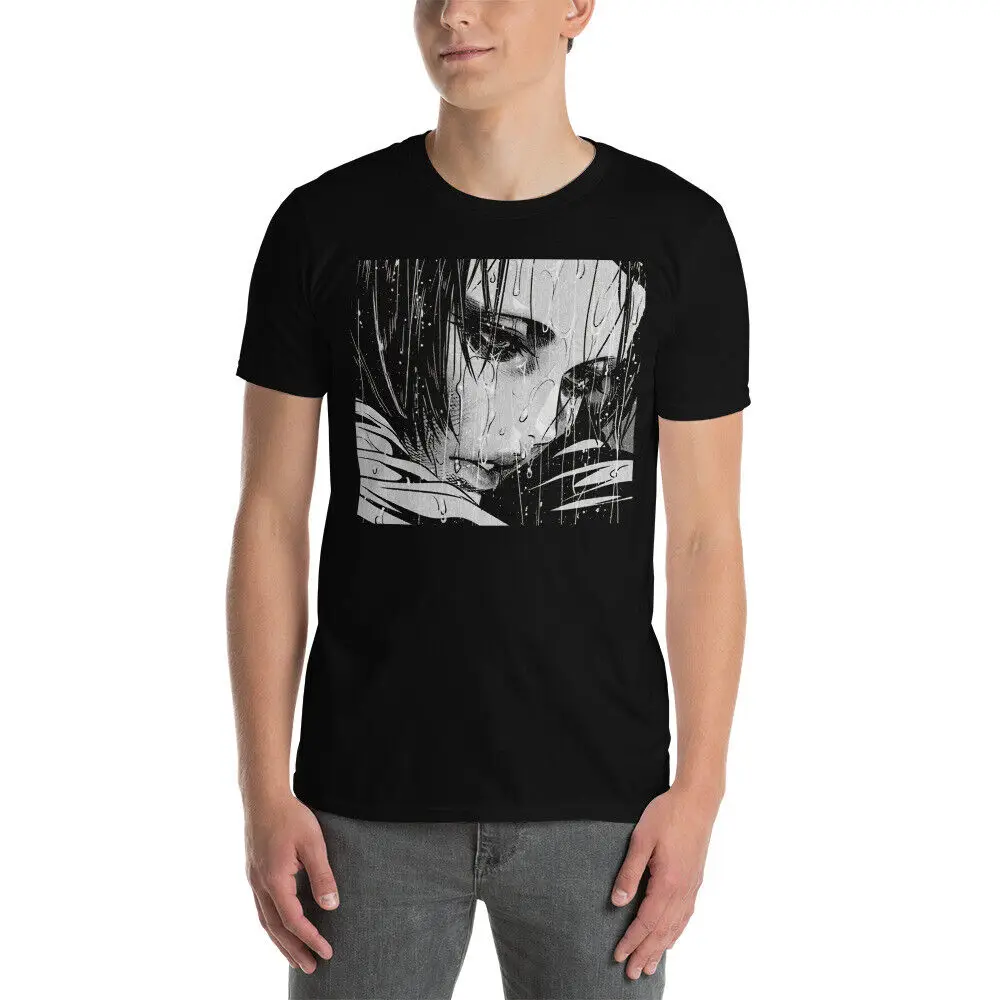 

Аниме Goth Girl Готическая футболка ужасов Nugoth