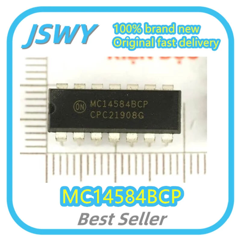 

(10/50pcs) MC14584BCP MC14584 DIP-14 Inverting Schmitt Trigger, Original In Stock, Large Inventory