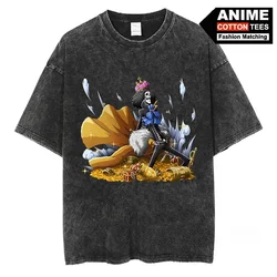 BROOK T Shirt Anime ONE PIECE Graphic T-shirt Y2k Harajuku Fashion Unisex Streetwear Tops Cotton Vintage Oversized Casual Tees