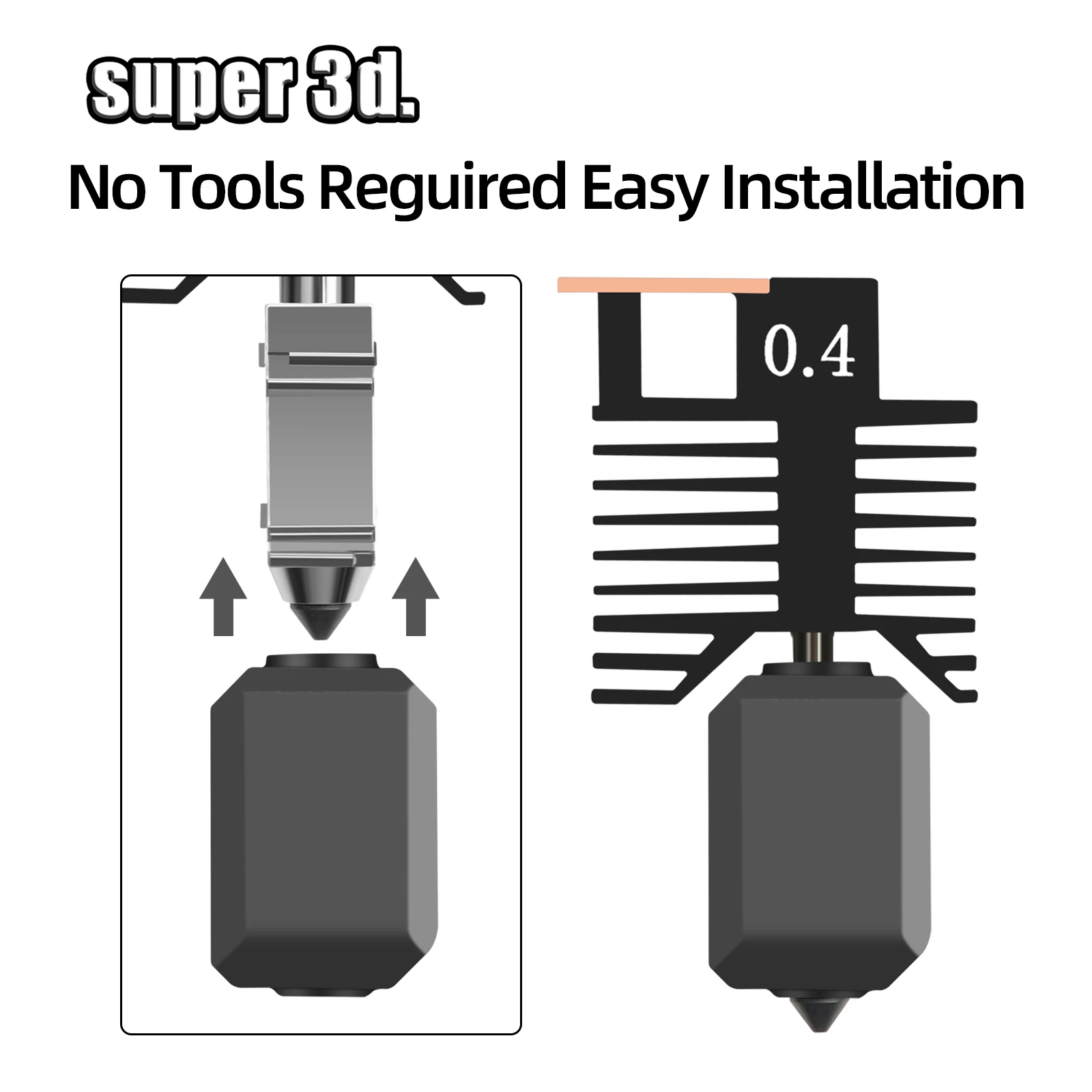 

For Snapmaker U1 Silicone Sock Nozzle Cover 3D Printer Accessories High Heat Resistance Hotend Sleeve Durable Sleeve 3D Printer