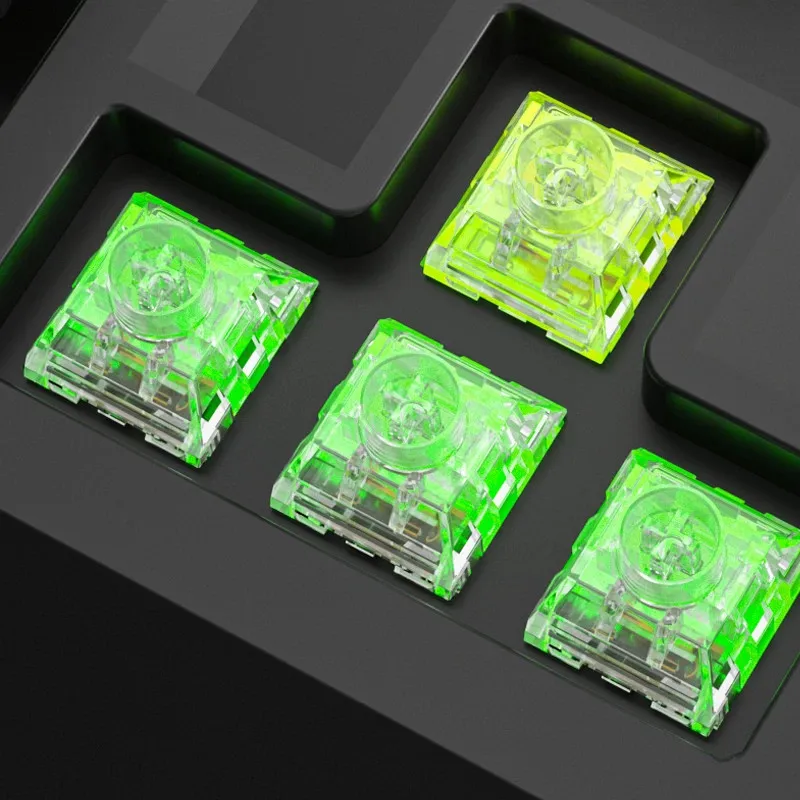 5pin Kailh Jellyfish Switch RGB SMD Linear and Tactile60g Switches For Mechanical keyboard mx stem Self lubricating Transparent