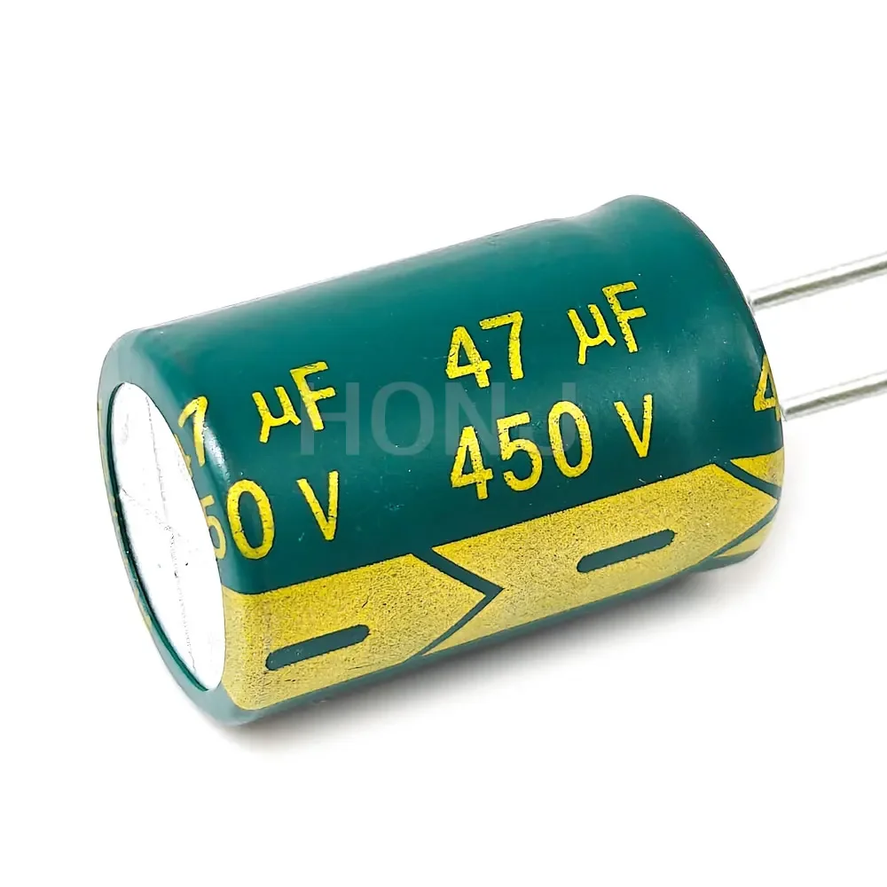 5PCS 450V47uf 16x25mm Aluminium-elektrolytkondensator 47uf450v 450v 47uf 450V 47mf 450vdc 47MFD 450v47mf 47mf450v ±20%