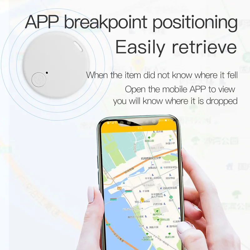 Xiaomi GPS Tracker มินิบลูทูธ 5.0 Anti-Lost อุปกรณ์สัตว์เลี้ยงเด็กกระเป๋ากระเป๋าสตางค์ติดตาม IOS Android Smart Finder Locator อุปกรณ์เสริม