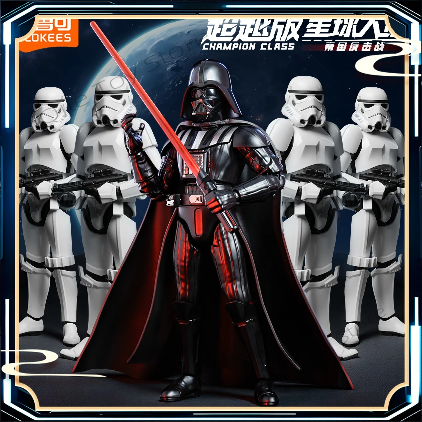 Nuevo en Stock Blokees Star Wars Stormtrooper Imperial Darth Vader figura de acción modelo Kits Halloween regalo de Navidad