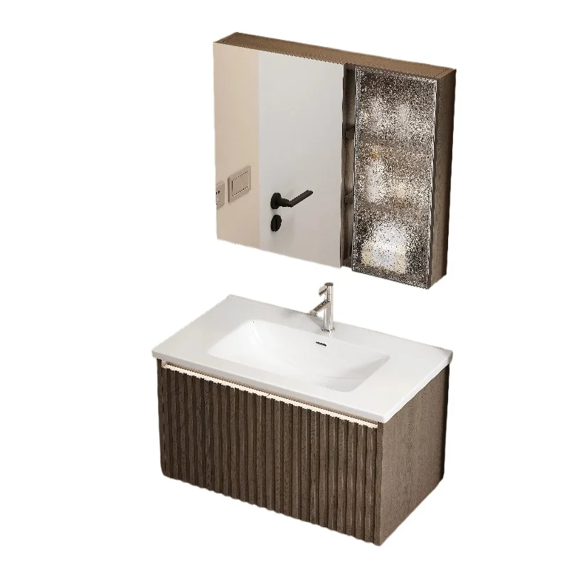 

Chinese wall mounted modern bathroom floating vanity cabinet with mirror bathroom vanity cabinet with sink