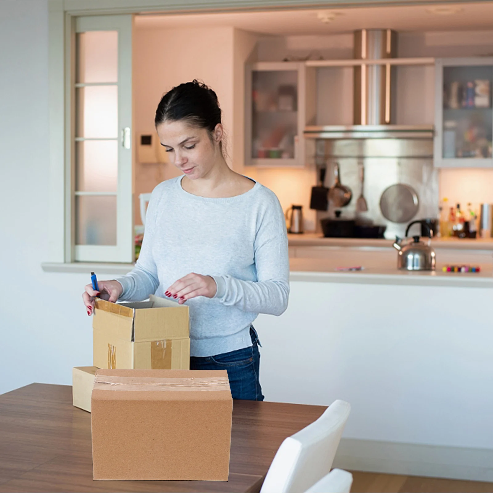 20Pcs Small Parcel Cardboard Boxes Super Hard Packaging Small Cube Cartons for Gift Packing Stocking Fillers