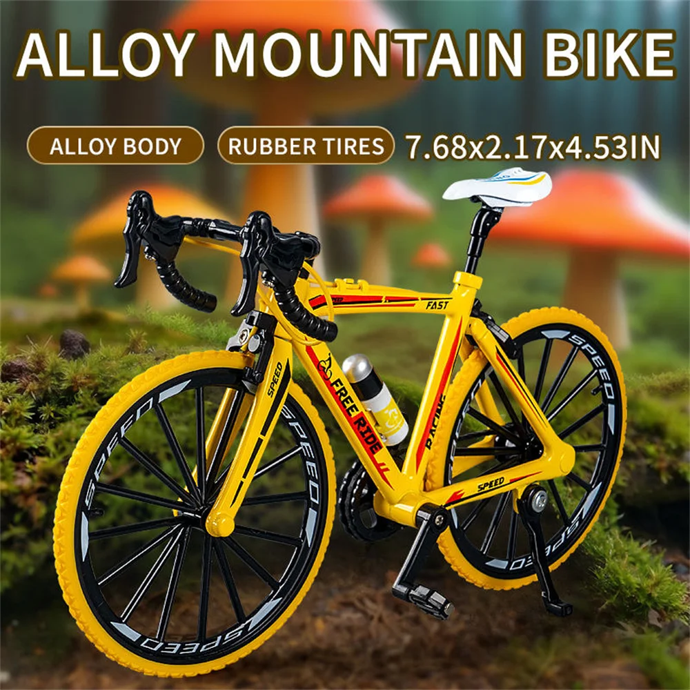

Creative Alloy Bicycle Ornaments Mini Bike Metal Toy Model Children's Birthday Gift Vintage Bicycle