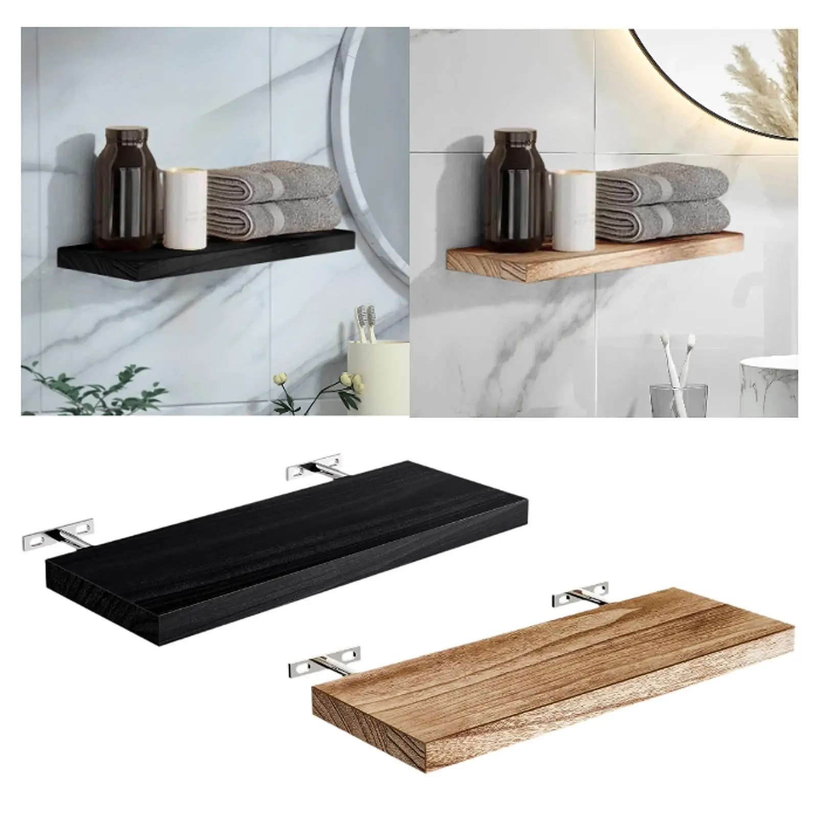 

Wall Floating Shelve Wooden Cosmetics Storage Shelve for Wall Decor,Holder,Wall