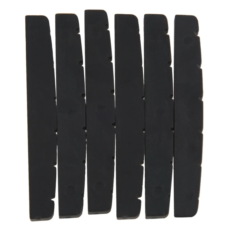 ONGE 12X جيتار أسود مكون من 6 أوتار 42 مم × 3 مم