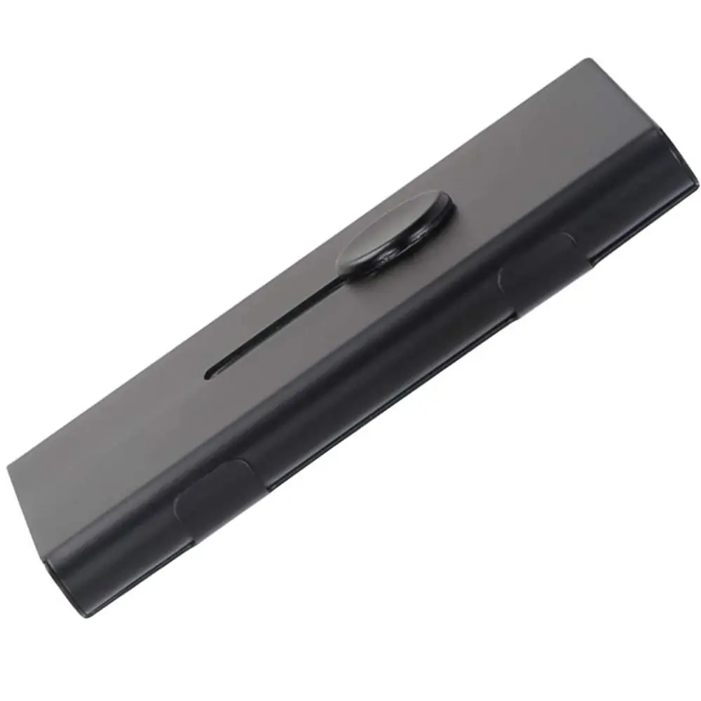 Metal Matte Texture Business Card Case Creative Automatic Hand Push Business Card Holder Card Organizer