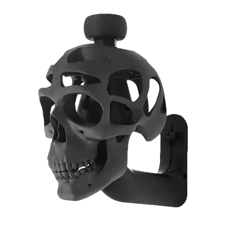 3D Skull Helmet Display Holder Motorcycle Helmet Skull Rack Creative Helmet Holder Gift For A Cyclist, Motorcyclist