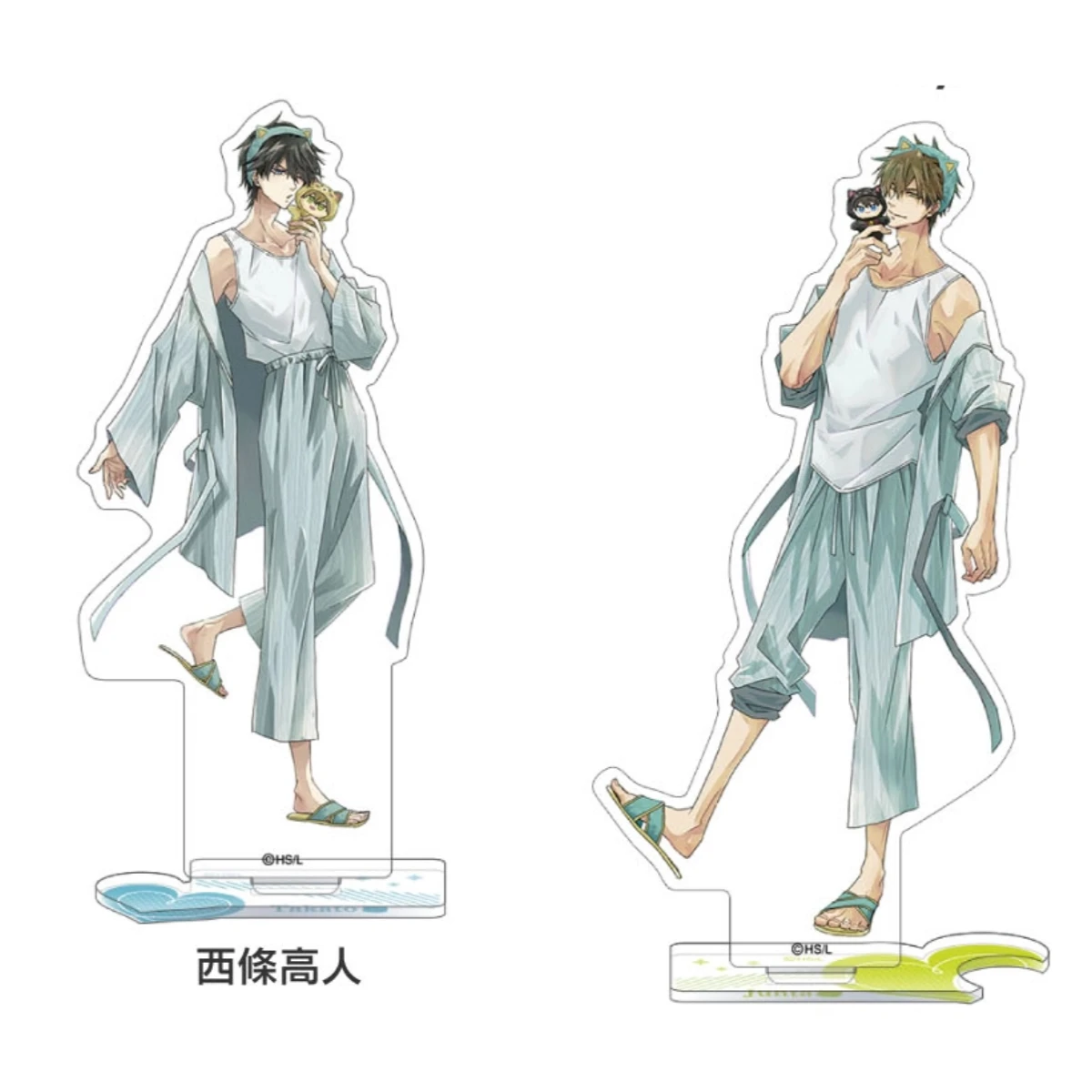 Anime Dakaretai Otoko 1-i ni Odosarete Imasu muñeco con soporte acrílico Azumaya Junta Saijo Takato figura modelo placa de juguete para regalo