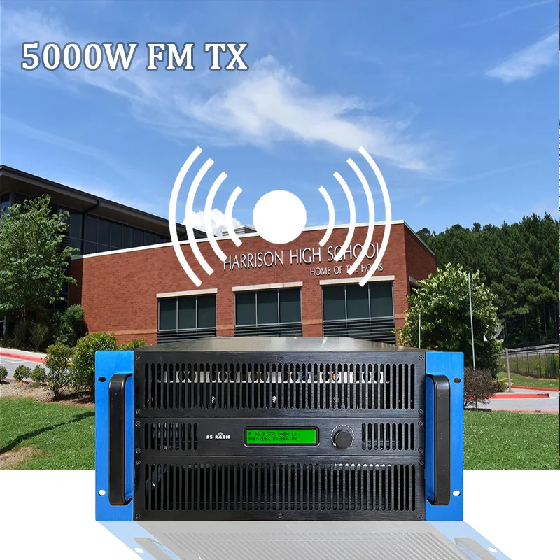 라디오 방송국용 FM 방송 송신기, 5000W, 5KW