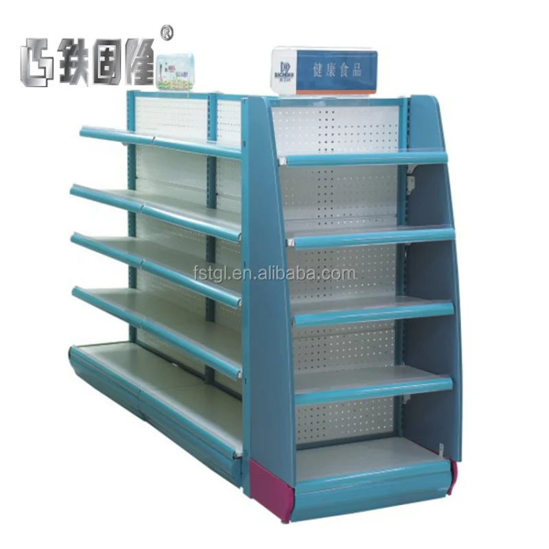 (customized)Enhanced Retail Visibility Pharmacy Shelf Display System Made of Durable Metal Glass Wood Store Shop Sho