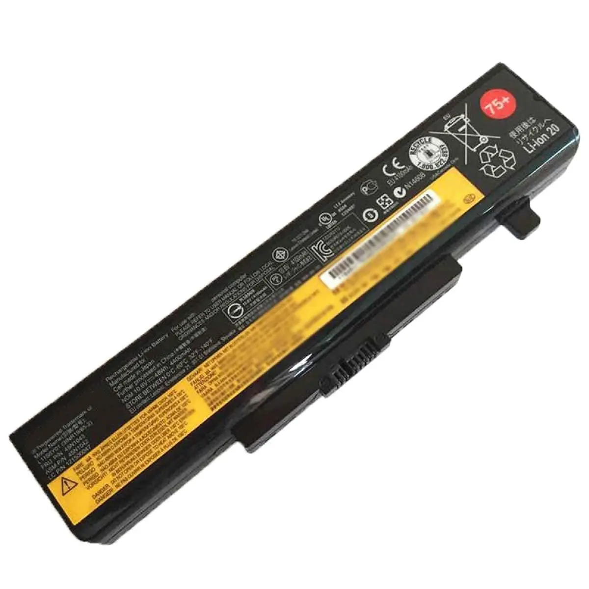 Imagem -02 - Bateria do Portátil Lenovo Thinkpad L11s6y01 L11l6y01 L11m6y01 75 Mais 45n1043 E430 E530 Ideapad B480 G400 K49 M480 V380 Série Y480