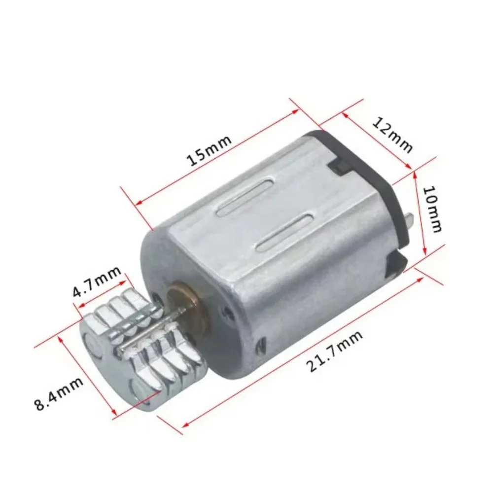 N20 Micro Metal Eccentric Wheel Vibration Motor DC 3V 6V Vibration Massager Large Vibration Amplitude Reversible Vibrating Motor