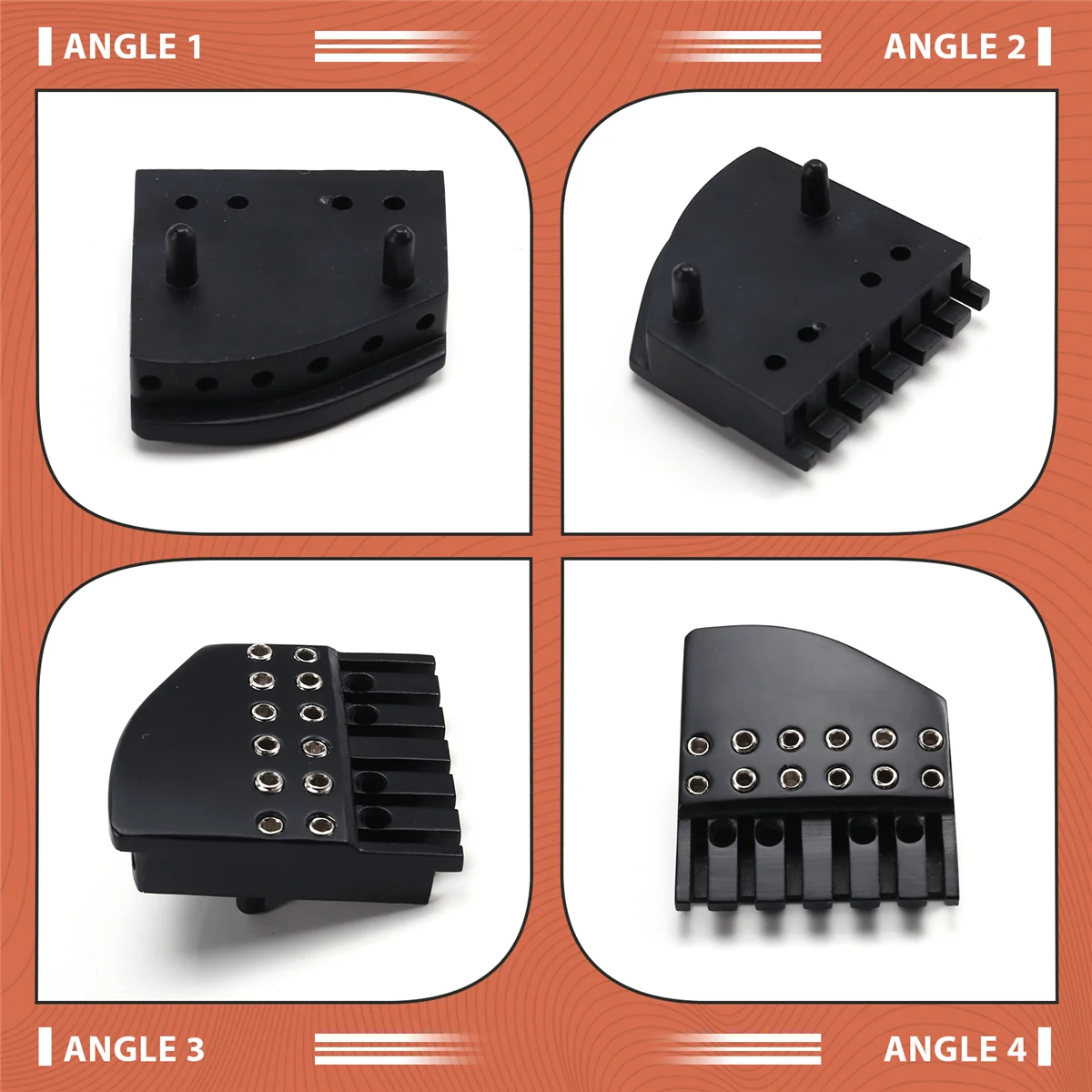 

Блокировка струн для электрогитары без головы Блокировка струн для гитары безголовая 6-струнная стопорная гайка для моста для электрогитары