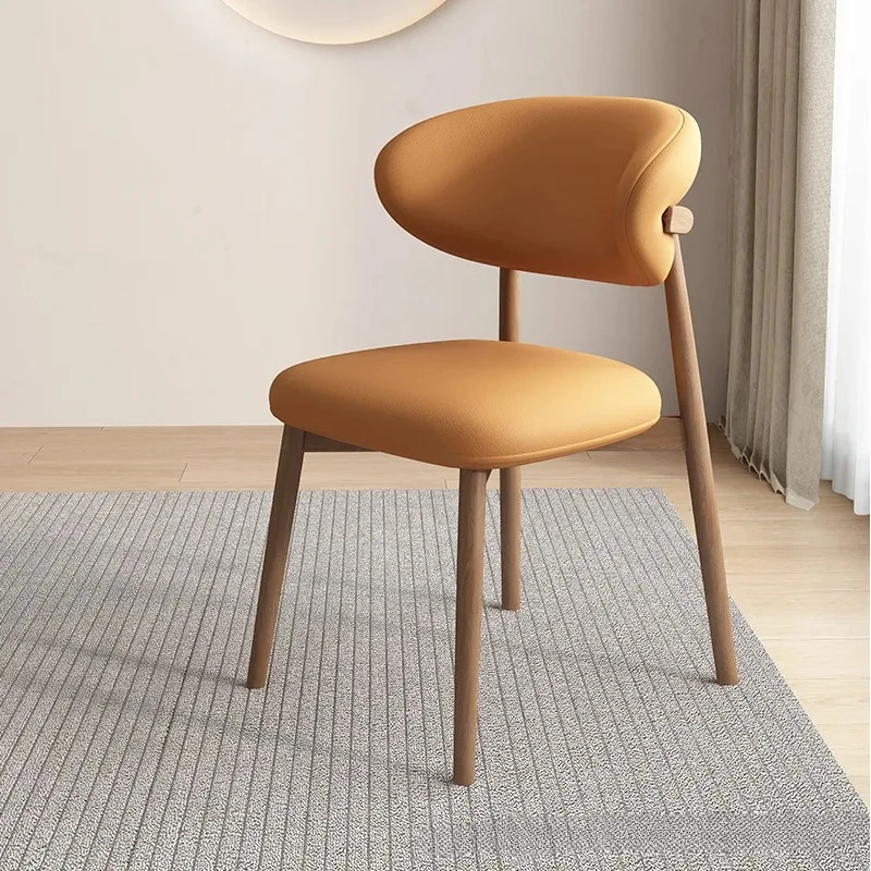 

Solid wood dining chairs, dressing chairs, restaurant and hotel chairs, home leisure chairs, simple cushioned backrest chairs