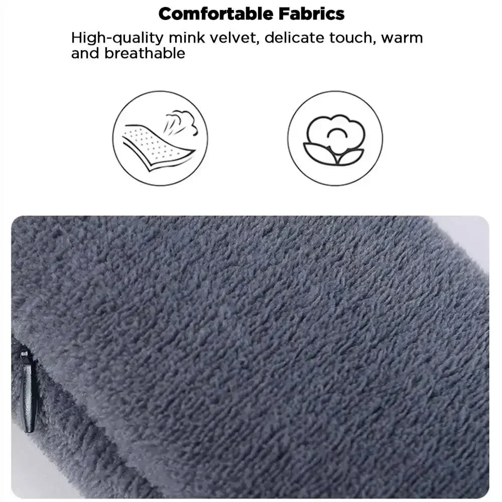 Smart 3 Gänge Heiz massage Winter beheizter Schal elektrische Heizung Schals Schal wasch bar verstellbar wiederauf ladbar USB Halstuch