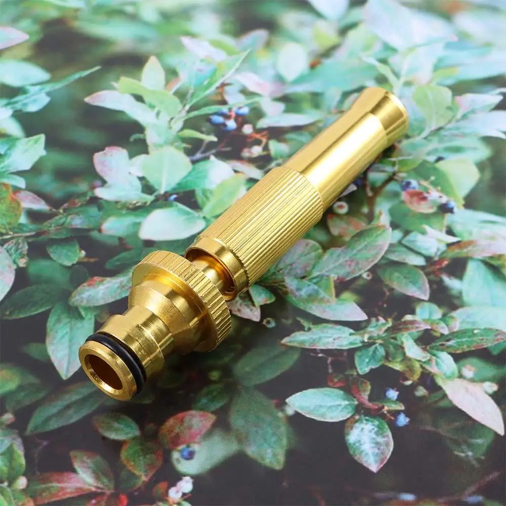 

Irrigation High Pressure Adjustable Brass Garden Tool Water Spray Nozzle Sprinkler