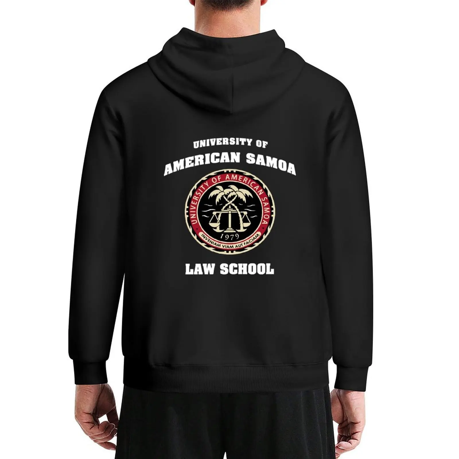 

University of american samoa law school Hoodie men's clothes autumn male clothes autumn clothes hoodie men