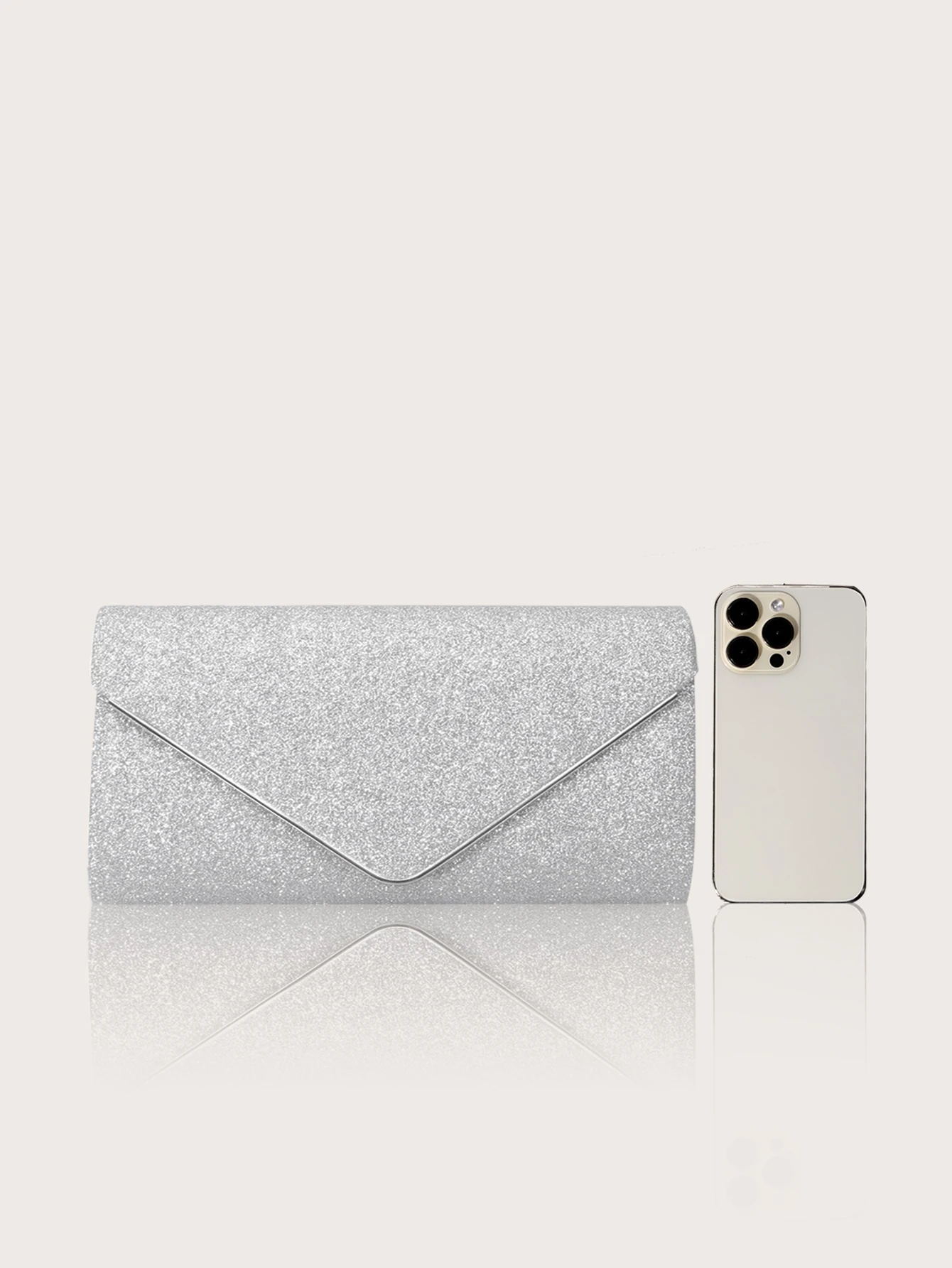 حقيبة سهرة نسائية كاجوال لامعة وأنيقة، خفيفة الوزن، عصرية وفاخرة، حقيبة كلاتش للحفلات، مجموعة مع قلادة رائعة من حجر الراين، سوار، مجموعة من أربع قطع، محفظة مثالية للحفلات وحقيبة يد نسائية رائعة وحقيبة كتف نسائية تذكارية