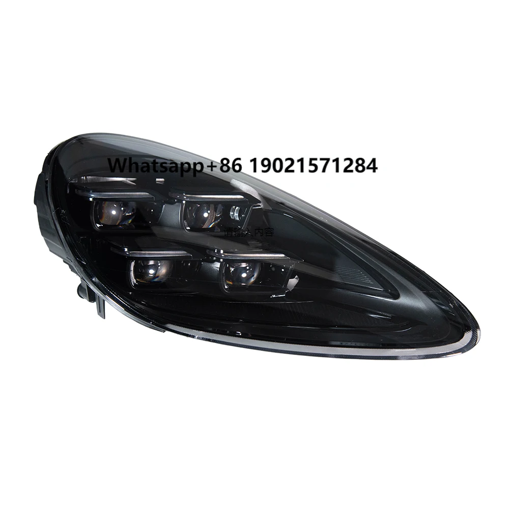 

For Porsche for Cayenne 2011-2018 LED Auto Headlight Upgrade 100W High Configuration Assembly 6000K New Front Light Four Lenses