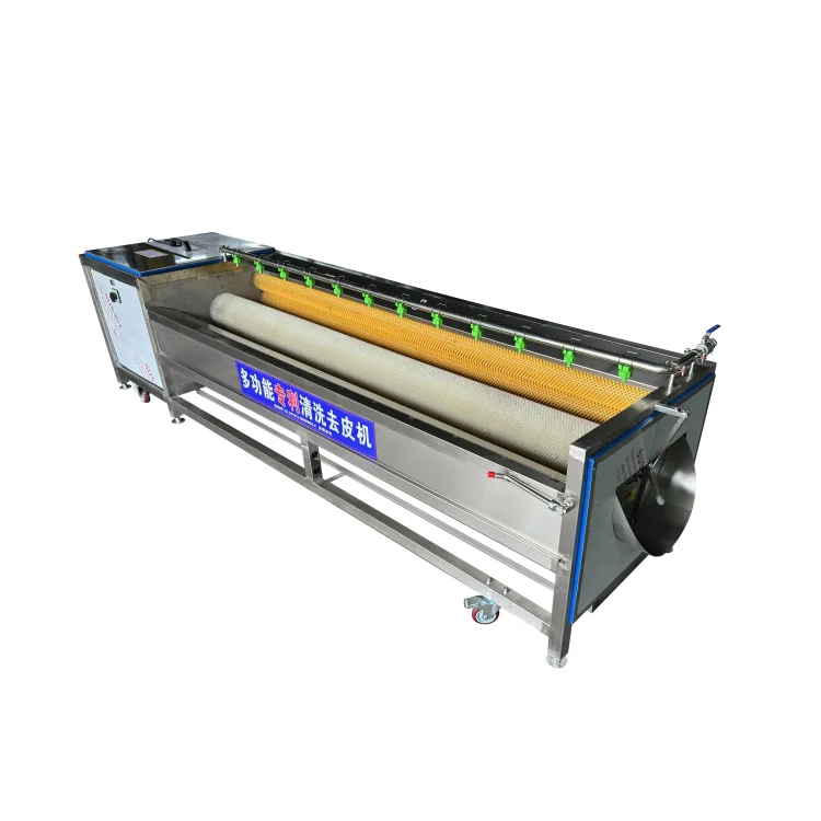 

Fruit And Vegetables Washing Equipments Potato Prickly Pear Washing Machine Brush Cleaning Machine