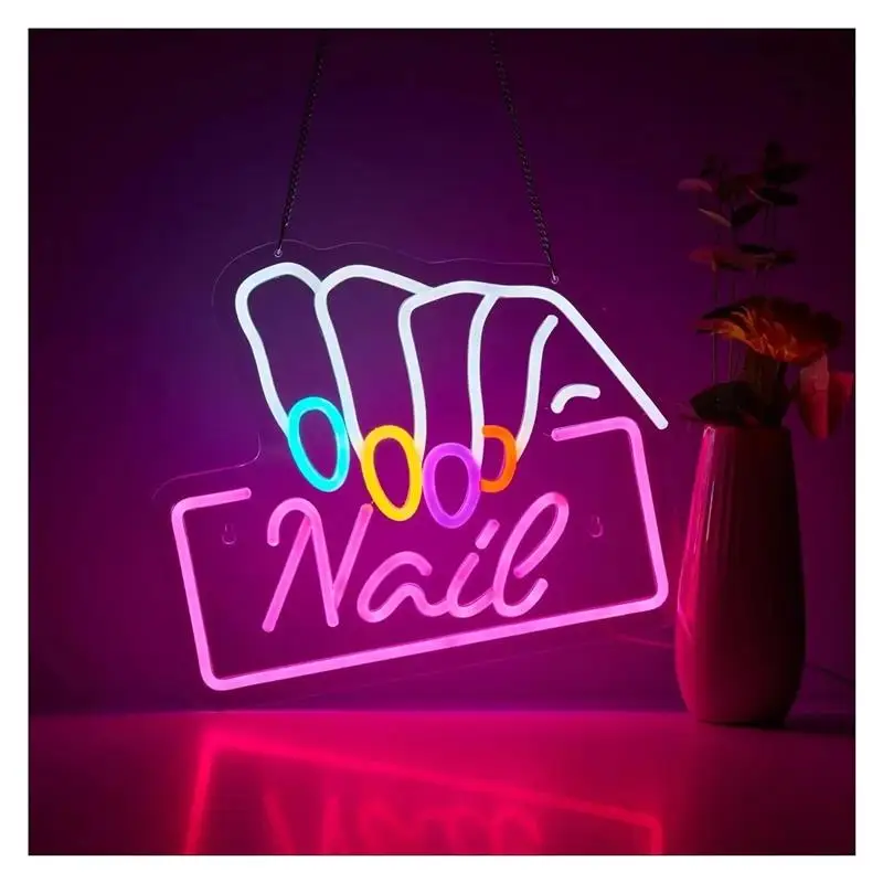 nail-neon-sign-light-for-wall-decor-usb-powered-for-beauty-room-store-nails-salon-birthday-3698cm×32cm