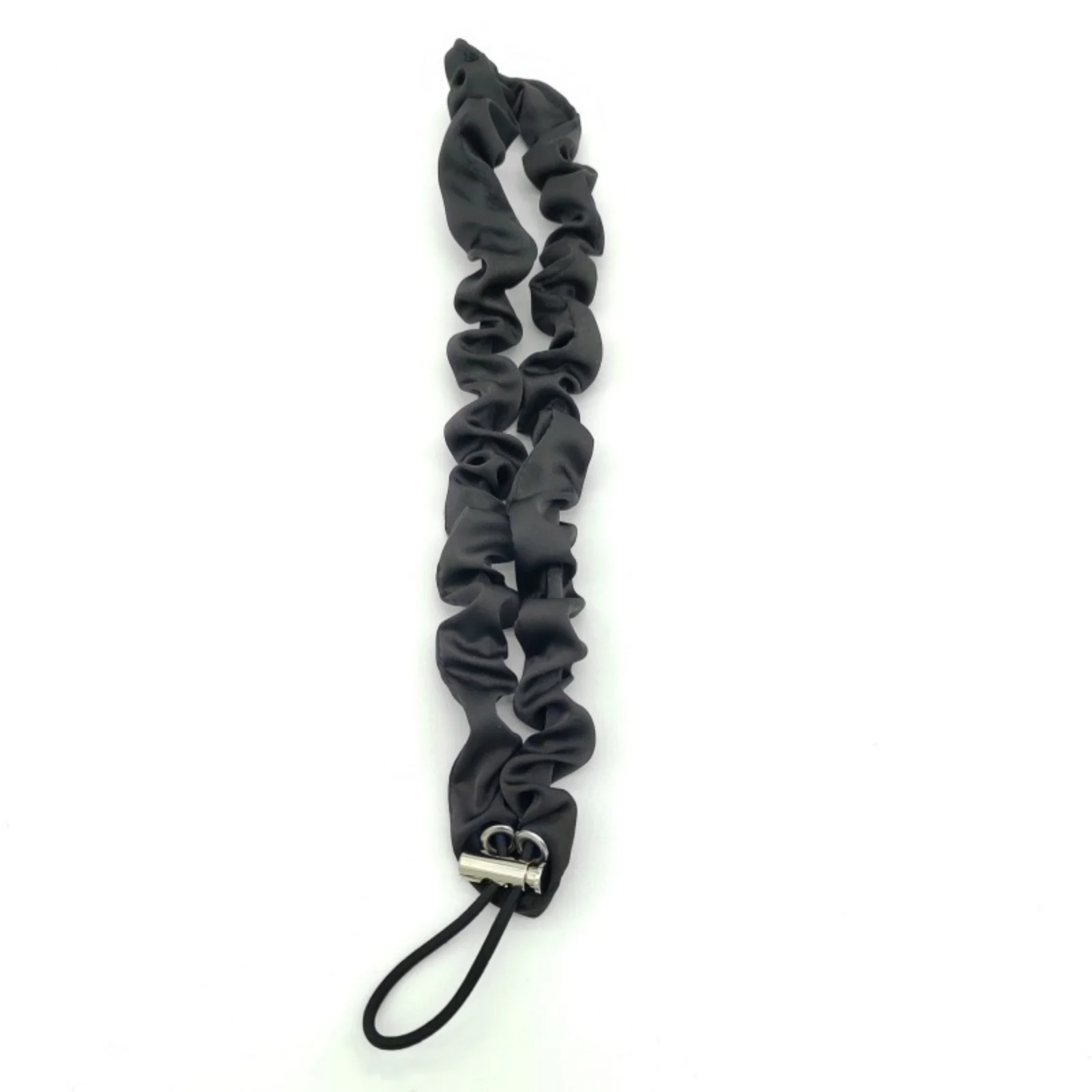 1 x verstellbare Satin-Haargummis, Kordelzug-Design, modisches Stirnband für afrikanische Puff-Frisuren, hochwertiger Haarschmuck – Detail 7
