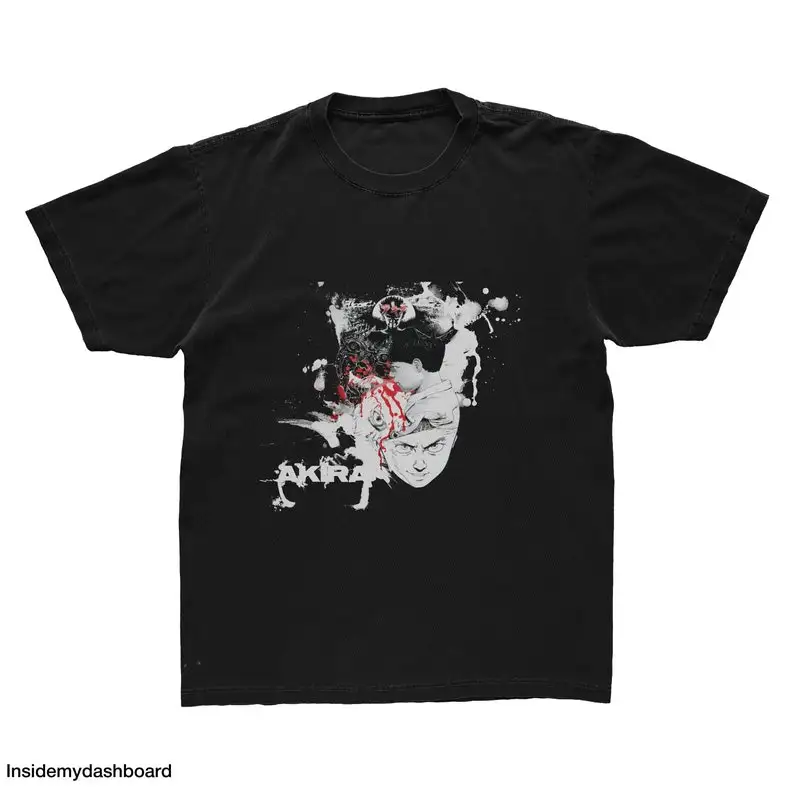 Akira Kaneda's Bloody Psyche Tee, Akira Anime Tee, Akira Manga T-Shirt, Kaneda Anime Tee