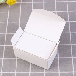 Tarjetas Flash en blanco para el hogar y la Oficina, tarjetas de visita con palabras de palabras, papel Kraft, bricolaje, 100 piezas