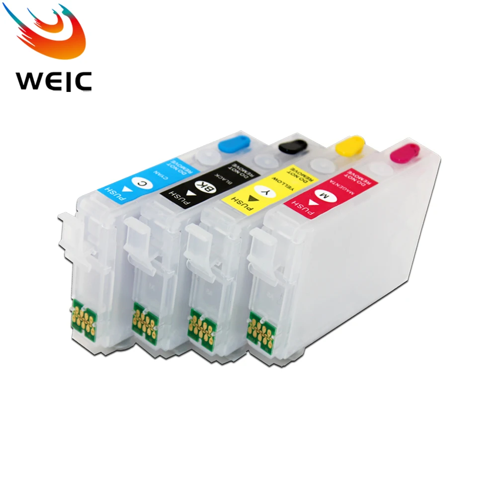 4 قطعة/مجموعة 18XL عبوة خرطوشة حبر مع قوس لإبسون XP-30 XP-102 XP-202 XP-205 XP-302 XP-305 XP-402 XP-405 XP-212 طابعة