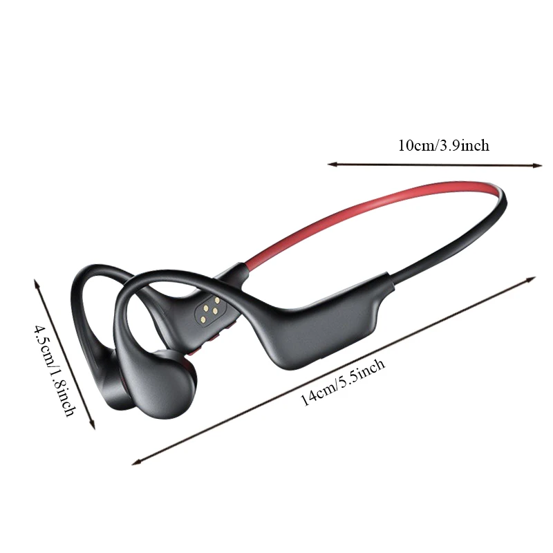 Bone Conduction Headphones Bluetooth 5.3 Wireless Waterproof  IPX8 MP3 32G Hifi Ear-hook Swimming Sports Earphones With Mic