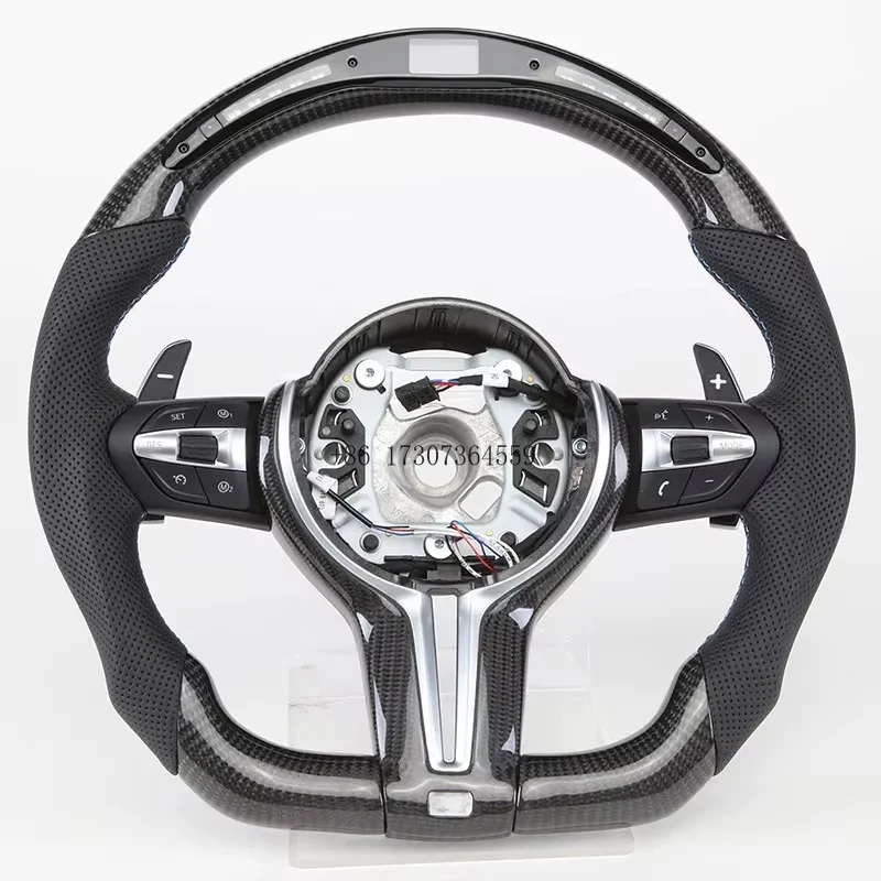 

Customize Carbon Fiber Thong Steering Wheel for BMW M3 M4 M5 Full Range of Modified Car Led Steering Wheel